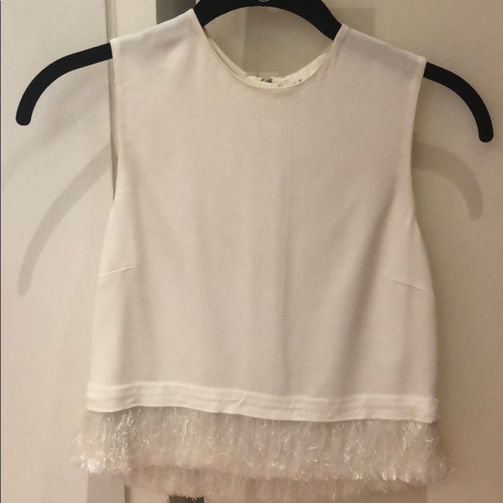 ALC fringe crop top